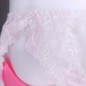 NeonLace Allure: Pink Sissy Garter Belt. Lace Sissy Lingerie for Men. Crossdresser Matching Lingerie.