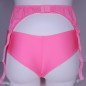 NeonLace Allure: Pink Sissy Garter Belt. Lace Sissy Lingerie for Men. Crossdresser Matching Lingerie.