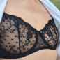 Lace Luxe: Tailored Lace Bra for Men