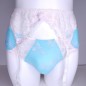 Sky Serenity: Light Blue Sissy Garter Belt. Lace Sissy Lingerie for Men. Crossdresser Matching Lingerie.