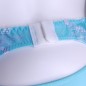 Sky Serenity: Light Blue Sissy Garter Belt. Lace Sissy Lingerie for Men. Crossdresser Matching Lingerie.