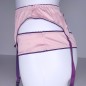 All-Satin: Pink Garter Belt Men. Sissy Lingerie Sets. Plus Size Sissy Crossdressing Lingerie.