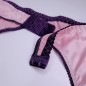 All-Satin: Pink Garter Belt Men. Sissy Lingerie Sets. Plus Size Sissy Crossdressing Lingerie.