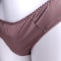 Terra Comfort: Beige Satin Thongs for Men