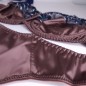 Terra Comfort: Beige Satin Thongs for Men