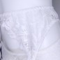 Ivory Glitter: Lace Garter Belt Men Women. Matching Lingerie Sets Men.