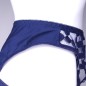 NavyNest: Crossdresser Lingerie Sets. Femboy Navy Blue Mesh Blue Sissy Garter Belt for Men.