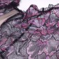 Velvet Petal: AA Cup Sissy Lingerie Bra Purple Black