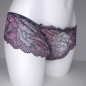 Velvet Petal: Purple Silk Sissy Lace Panties