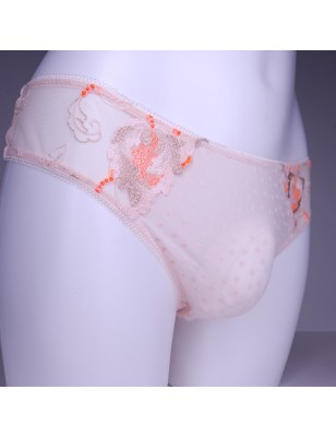 Apricot Sunset: Apricot Polka Dot Sissy Panties