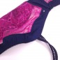 Twilight Harmony: Dark Purple Bralette for Men