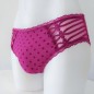 Lustrous Dots: Purple Panties for Crossdressing Men