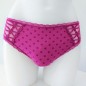 Lustrous Dots: Purple Panties for Crossdressing Men