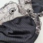 Noir Allure: Satin Mesh Underwire Bra for Men