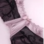 Flirty Pink Satin: Satin and Mesh Men's Bra