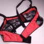 SatinSky: Men's Mesh & Satin Ephemeral Elegance Bra