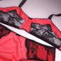 SatinSky: Men's Mesh & Satin Ephemeral Elegance Bra