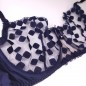 NavyNest: Ultra Sheer AA Cup Balconette Bra for Men