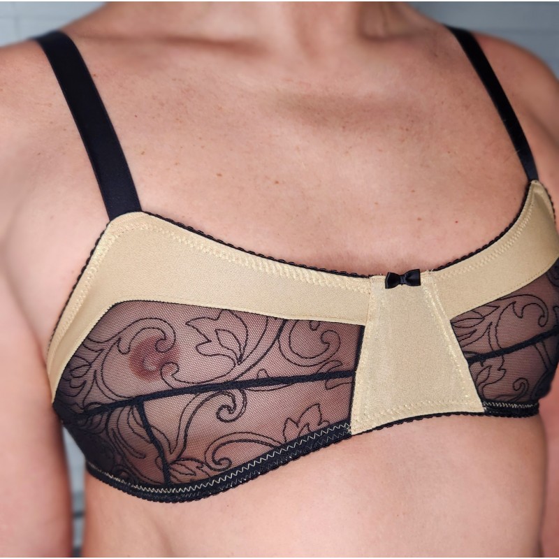 Golden Twilight Fantasy: Bra for Men.