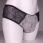 Noir Intrigue: Men's Matching Feminine Thong and Panties