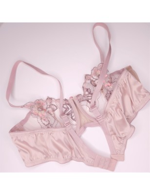 XDress Pink Lace Sissy Bra for Men (Small) at  Men's