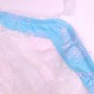 Sky Serenity: Light Blue Lace Bra for Men