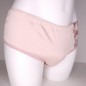 SissySat Elegance: Stretchy Beige Satin Panties for Men