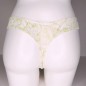 Lime Elegance: Soft Lace Panties for Men