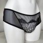 Mesh Marvel: Crossdressers' Black Lace Panties for Men