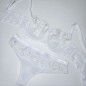 White Harmony: White Mesh Bra for Crossdressers