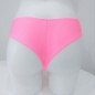 NeonLace Allure: Vibrant Neon Pink Men's Lace Panties