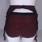 Mocha Elegance: Sissy Lingerie For Men Matching Garter Belt, Brown and Black