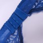 Blue Enchantment: Blue Lace Sissy Garter Belt for Crossdressers. M2F Lingerie for Men. Sissy Lingerie Sets.