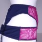 Twilight Harmony: Crossdresser Matching Lingerie Sets, Men's Purple Garter Belt. Sissy Lingerie for Men.