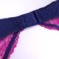 Twilight Harmony: Crossdresser Matching Lingerie Sets, Men's Purple Garter Belt. Sissy Lingerie for Men.